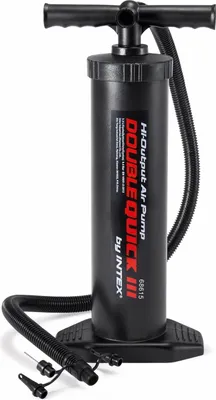 Produktbild von Intex Doppelhub Luftpumpe  Double Quick III 2mm (Nadel) / 6,7mm / 8,5mm / 18mm