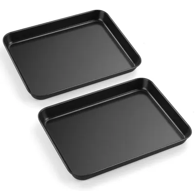 Productafbeelding van Bakplaat set - Rechthoekig - 26,5 x 20,5 x 2,5 cm - Set van 2