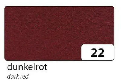 Produktbild von folia Bastelfilz 150g/m² dunkelrot 45cmx5m