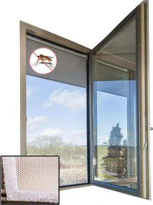 Obrázok produktu pre FREILUFTRAUM sieťka proti hmyzu do okna - 150 x 200 cm biela - ochrana proti komárom - bez vŕtania moskytiéry