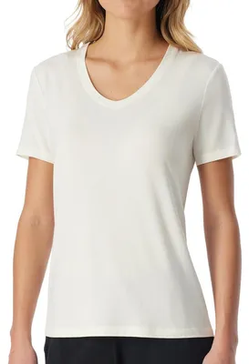 Produktbild von Schiesser Damen Schlafshirt Kurzarm Modal - Mix + Relax
