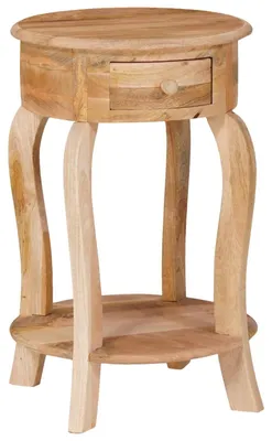Immagine prodotto di Tavolino da Salotto 37x37x61 cm in Legno Massello di Mango