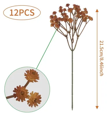 Produktbild von 12 künstliche Schleierkraut-Blumen als Dekoration