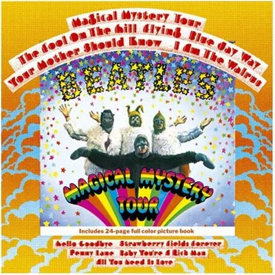 Produktbild von Die Beatles - magische Geheimnis Tour Grußkarte
