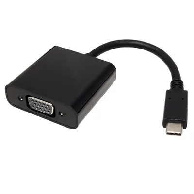 Obrázek produktu pro VALUE Adaptér USB C(M) -> VGA(F) + audio (12.99.3203)