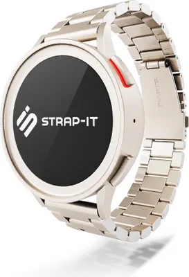 Produktbild von Strap-it Samsung Galaxy Watch 6 - 40mm Stahl Armband (Polarstern)