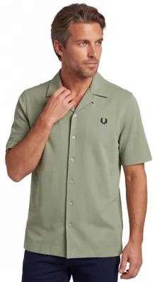 Produktbild von Durchknopf-Polo Fred Perry grün