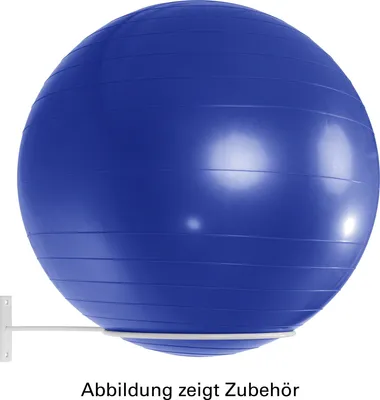 Produktbild von Ballhalter für 1 Gymnastikball Wandhalterung Aufbewahrungshilfe Wandhalter WEIß