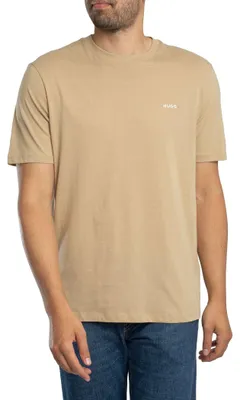 Produktbild von HUGO Dero222 Logo T-Shirt, Beige XXL