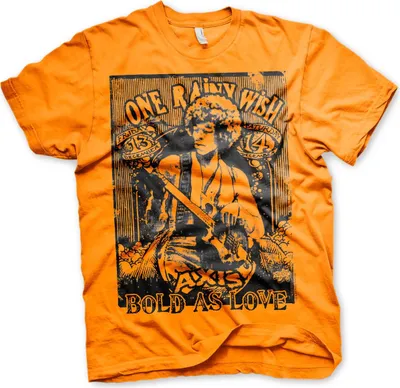 Produktbild von Jimi Hendrix - Bold As Love T-Shirt - Large - Orange