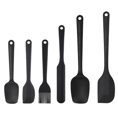Produktbild von 6-teiliges Silikon Spatel & Pinsel Set – Flexibel, kratzfest, lebensmittelecht, perfekt für Küchen und Backformen