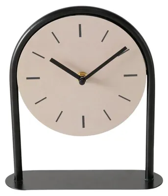 Image de Horloge de table en métal DIABOLO, hauteur 22 cm