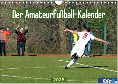 Produktbild von Der Amateurfußball-Kalender (Wandkalender 2025 DIN A4 quer), CALVENDO Monatskalender