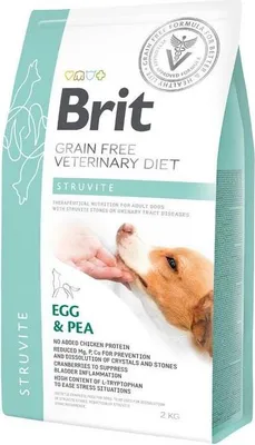 Zdjęcie produktu dla Brit Grain Free Veterinary Diet Dog Struvite Jajko Z Groszkiem 2kg