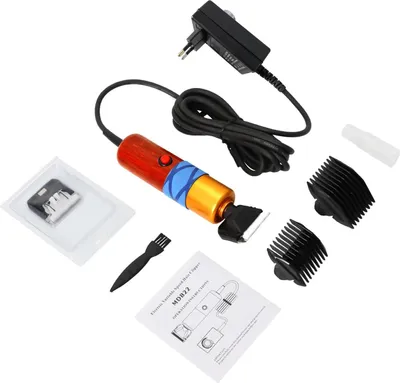 Obrázok produktu pre Elektrický zastrihávač srsti zvierat - Zastrihávač/trhač - 200 W - 100-240 V - Na ovce, kozy, psy, králiky - Drevo - Viacfarebný