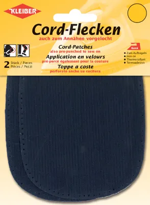 Immagine prodotto di KLEIBER Toppe in corda 135 x 100 mm blu 2 pezzi