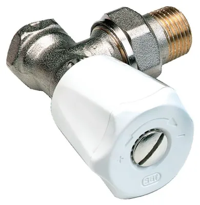 Image de Robinet de radiateur EUROSAR équerre nickelé 3/8'' - COMAP - 418203