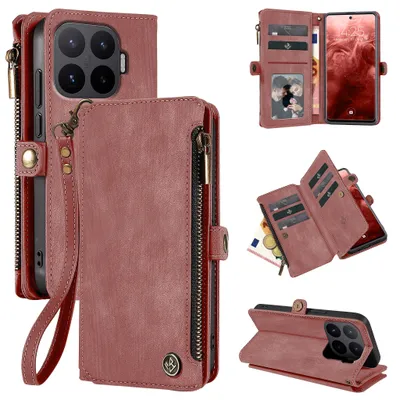 Produktbild von Handy Hülle für Xiaomi 17T Geldbeutel Geldbörse RFID Schutz Klapphülle Cover Schutzhülle Wallet Farbe: Rosa