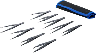 Produktbild von BGS technic Stainless Steel Tweezers Set, 190 g