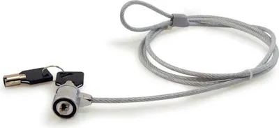 Zdjęcie produktu dla Equip 245401, 1,5 m, Zamek szyfrowy, Klucz, Srebrny