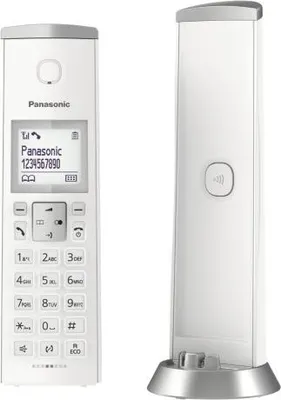 Image de Téléphone sans fil Panasonic KX-TGK210 avec identification de l'appelant mains libres et rétroéclairage blanc