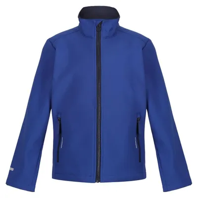 Produktbild von Regatta - "Ablaze" Softshelljacke Zweilagig für Kinder FK2541 (152-158) (Königsblau/Marineblau)