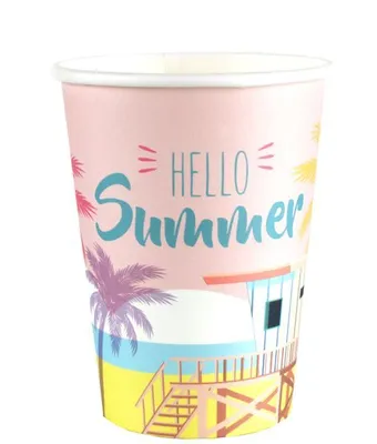 Produktbild von Pappbecher Hello Summer 270 ml