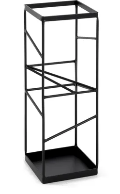 Produktbild von HAKU Schirmständer schwarz - Metall, B/H/T: 17x49x17 cm