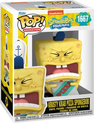 Zdjęcie produktu dla Funko Pop! Sponge Bob - Figurina Krusty Krab Pizza Spongebob 10 cm