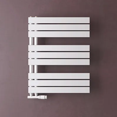 Produktbild von doporro Badheizkörper Badheizung Handtuchheizkörper 76x60cm Handtuchtrockner Handtuchwärmer Seitenanschluss Weiß 440 Watt Ohne Heizstab FN
