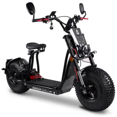 Produktbild von Maximus, E-Cruiser MX45-2, Schwarz, 2 x 1500 Watt, 45 km/h, 60V-25,6Ah Lithium-Akku