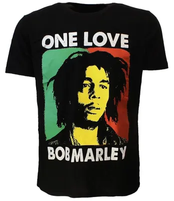 Produktbild von Bob Marley One Love Rasta T-Shirt  Offizielles Band-Merchandise  - S