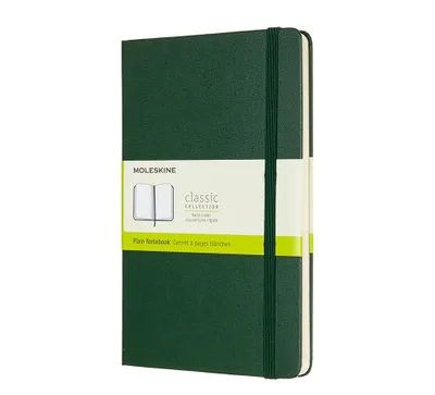 Image de Moleskine Carnet de notes Large/A5, vierge, vert myrte