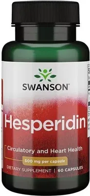 Obrázok produktu pre Hesperidín 500 mg 60 kapsúl Swanson Health Products