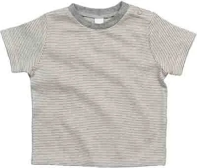 Produktbild von Baby Striped T (white/heather grey melange 3-6 Monate)