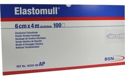 Produktbild von ELASTOMULL 6 cmx4 m elast.Fixierb.45251