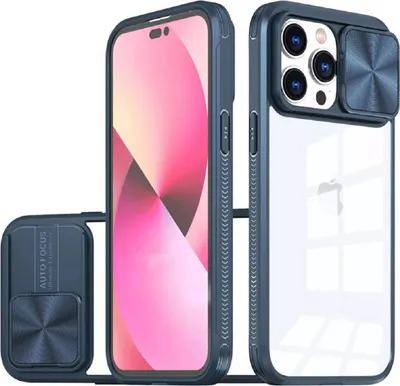 Obrázok produktu pre CamSlider Kryt puzdra s ochranou fotoaparátu Nárazuvzdorný kryt TPU Nárazuvzdorné puzdro na mobilný telefón kompatibilné s telefónom Samsung Galaxy A54 5G Tmavo modré