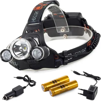 Obrázek produktu pro BAILONG 08266 Čelovka CREE XM-L T6, 2xXPE
