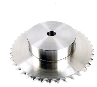 Obrázok produktu pre Reťazové koleso 08B, 40 zubov, s nábojom, nerezové, rozstup zubov: 12,7, 1/2″, Ozdowski, jednoradové