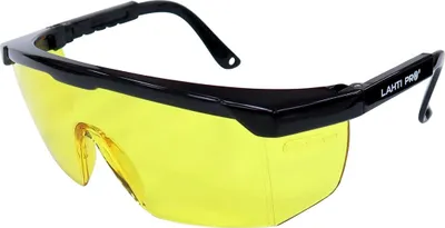 Produktbild von Gelbe Verstellbare Schutzbrille, Mechanische Widerstandsklasse „F“, Ce, Lahti