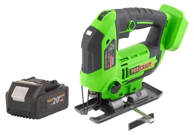 Produktbild von Procraft ST22 Akku Stichsäge 20 V 80 mm Brushless + 1x Akku 4,0 Ah - ohne Ladegerät