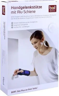 Produktbild von BORT Handgelenkstütze m.Aluschiene re.M haut