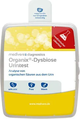 Produktbild von medivere diagnostics Organix-Dysbiose Urintest - Analyse von organischen Säuren aus dem Urin