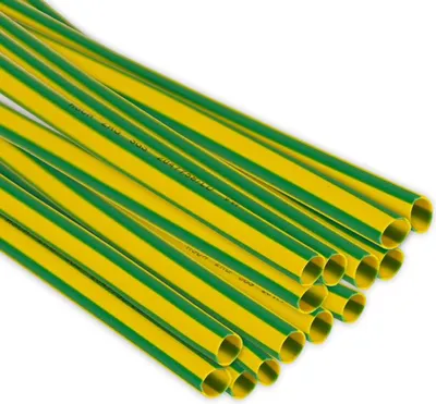 Immagine prodotto di Guaina Termorestringente Rch1 6.4/3.2-1 Giallo-verde