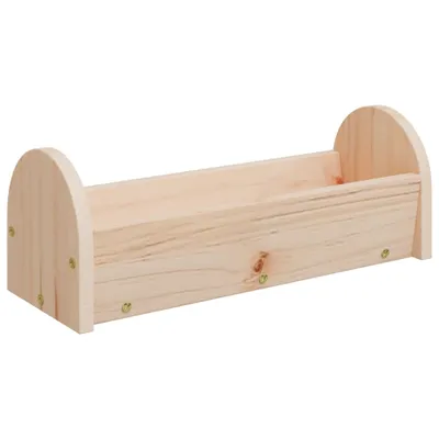 Image de vidaXL Râtelier à foin pour lapins 28x10x10 cm bois massif sapin