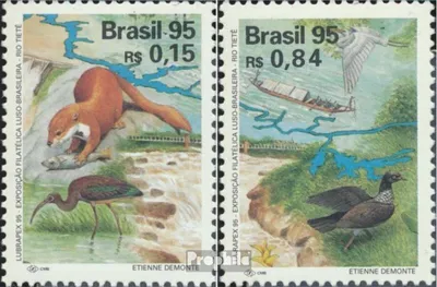 Produktbild von Briefmarken Brasilien 1995 Mi 2664-2665 postfrisch Briefmarkenausstellung