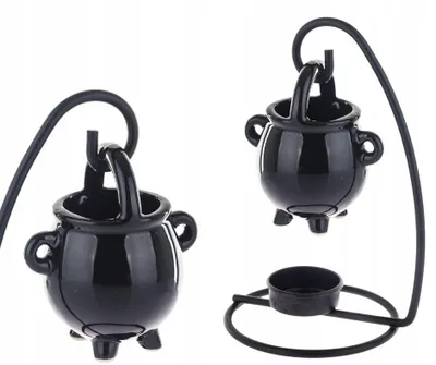 Produktbild von Artpol Keramik Duftlampe Schwarz 17,5 cm
