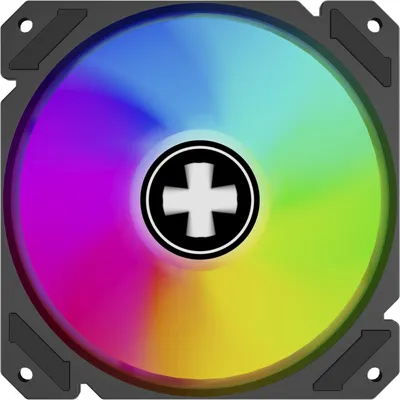 Produktbild von XILENCE Performance A+ REVERSE XF065, 120mm ARGB LED Lüfter schwarz