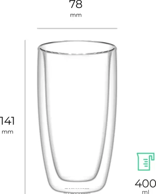 Obrázek produktu pro Siguro Termosklenice Extra, 400 ml, 2ks