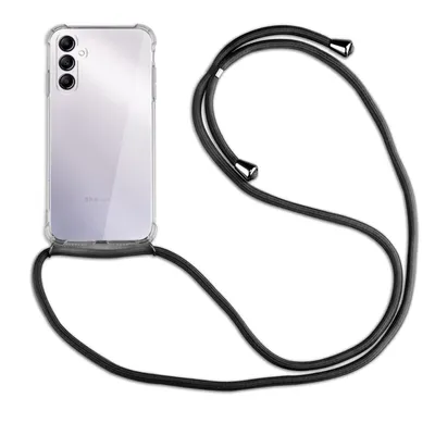 Produktbild von Handykette für Samsung Galaxy A14 Handyhülle mit Band Case Hülle mit Kordel Hand Schwarz